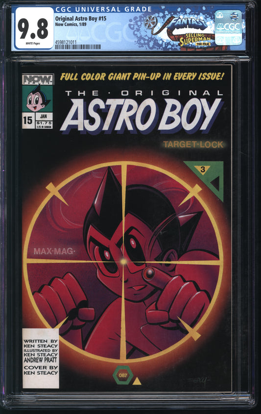 Now Comics Original Astro Boy #15 1/89 FANTAST CGC 9.8 White Pages
