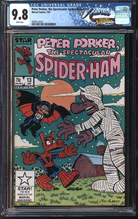 Marvel Comics Peter Porker, the Spectacular Spider-Ham #13 1/87 FANTAST CGC 9.8 White Pages
