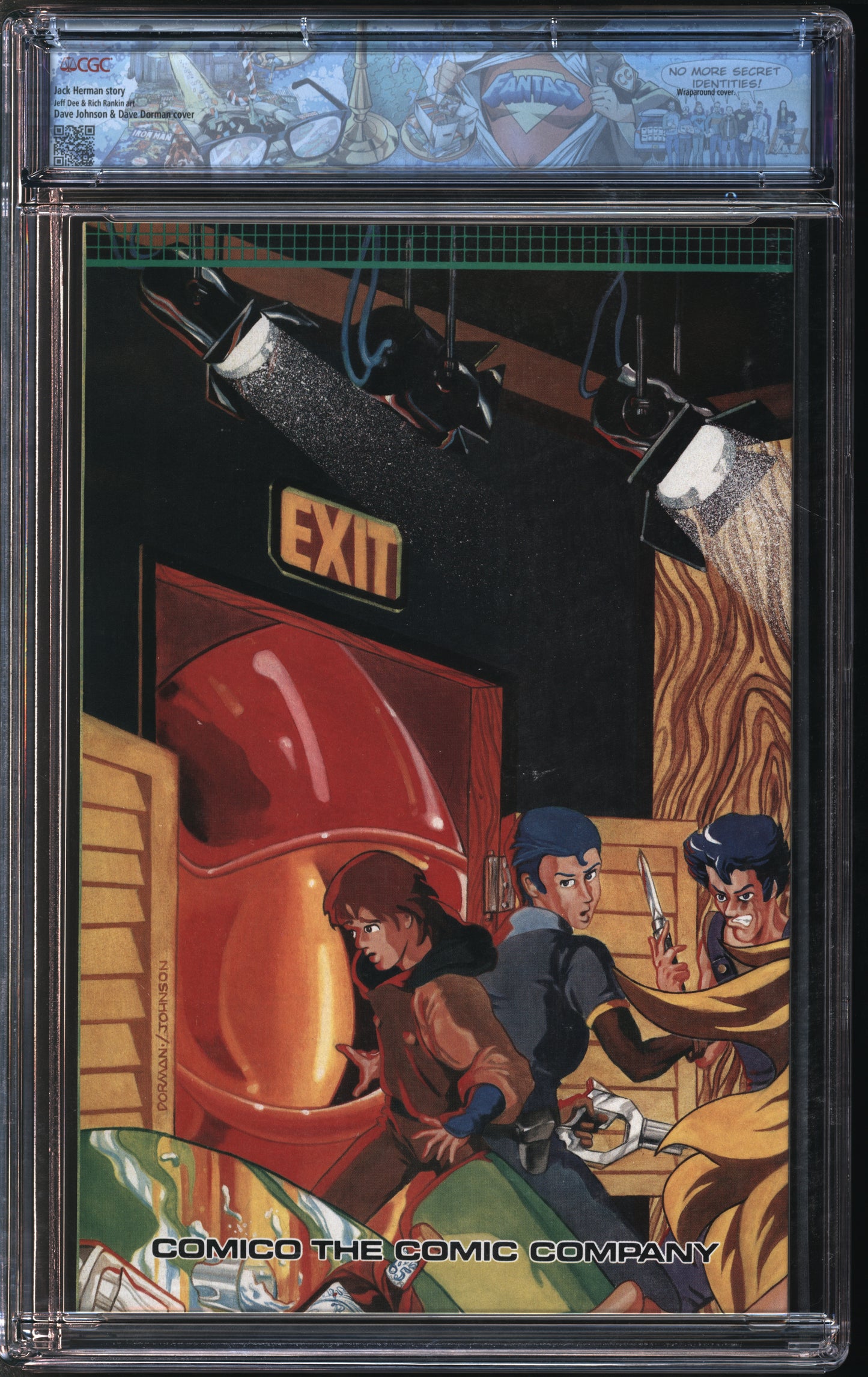 Comico Comics Robotech: The New Generation #3 7/85 FANTAST CGC 9.6 White Pages