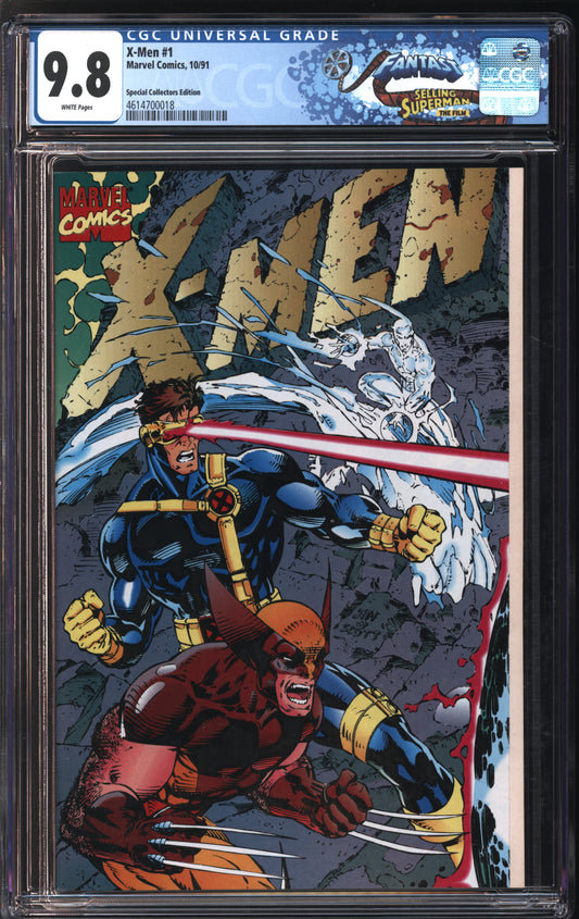 Marvel Comics X-men #1 Special Collector's Edition 10/91 FANTAST CGC 9.8 White Pages