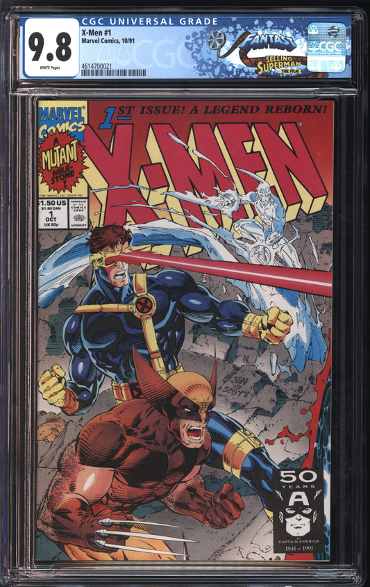 Marvel Comics X-men #1 10/91 FANTAST CGC 9.8 White Pages