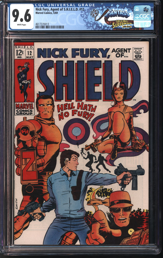 Marvel Comics Nick Fury, Agent of S.H.I.E.L.D. 5/69 FANTAST CGC 9.6 White Pages