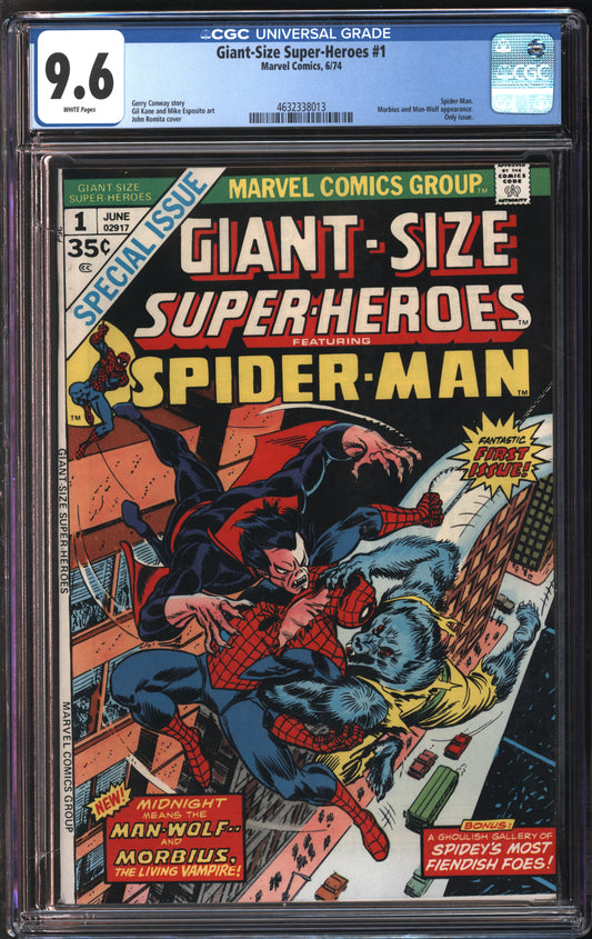 Marvel Comics Giant-Size Super-Heroes #1 6/74 CGC 9.6 White Pages