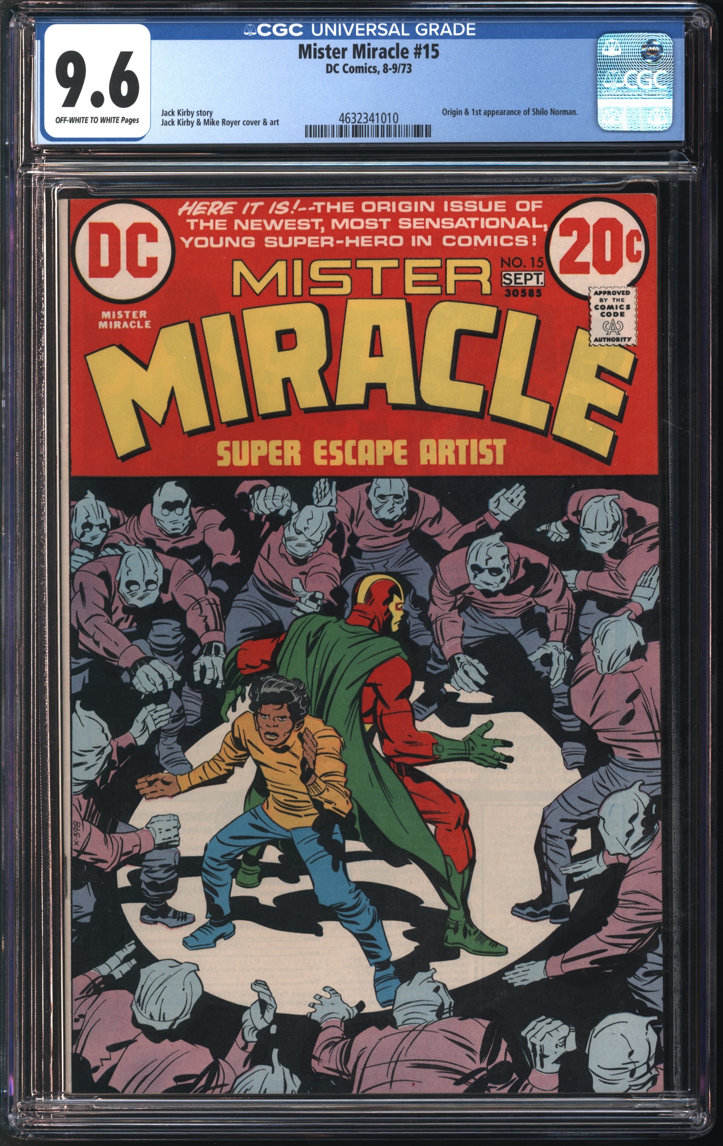 D.C. Comics Mister Miracle #15 8-9/73 CGC 9.6 Off-White to White Pages