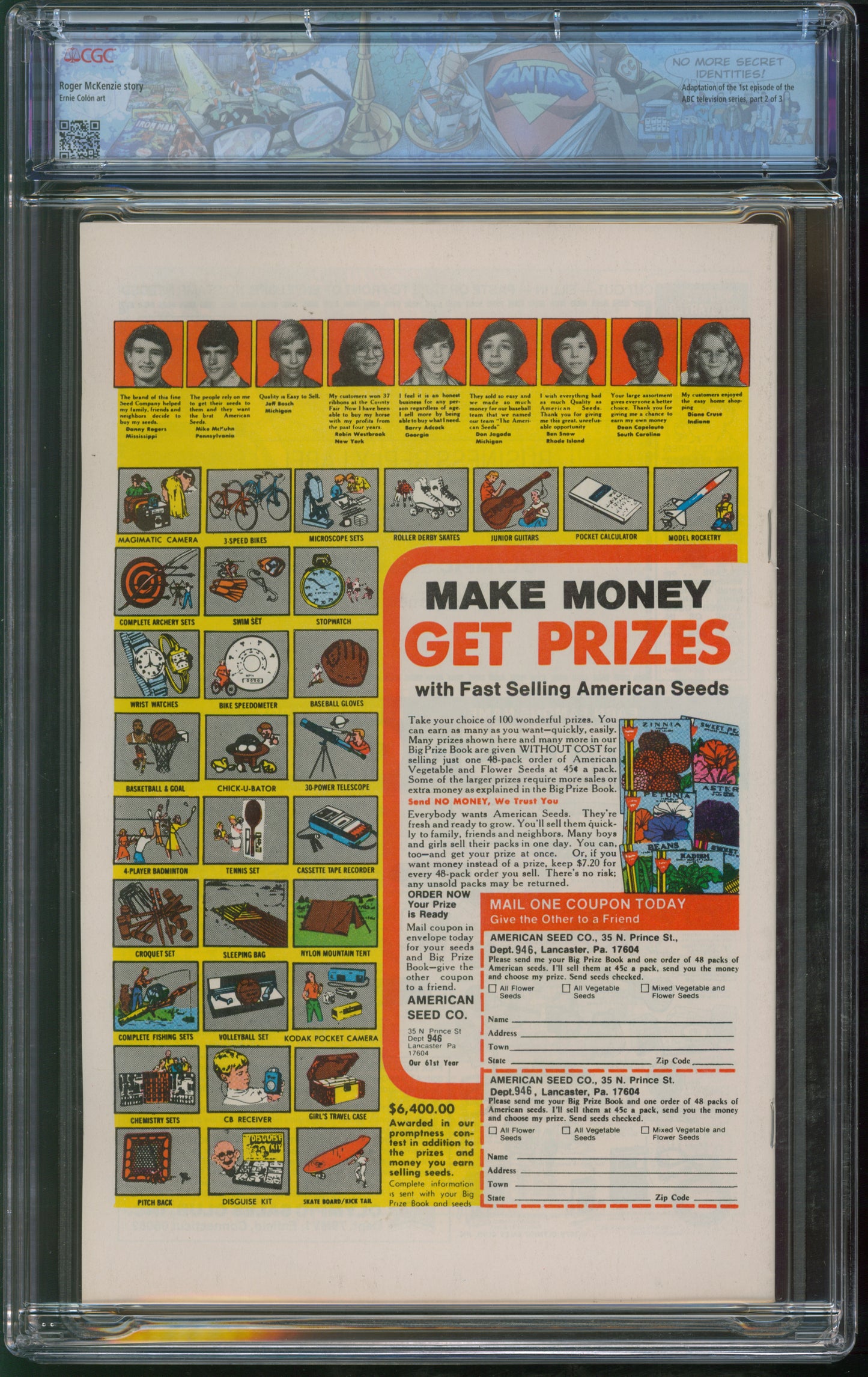 Marvel Comics Battlestar Galactica #2 4/79 FANTAST CGC 9.8 Off-White to White Pages