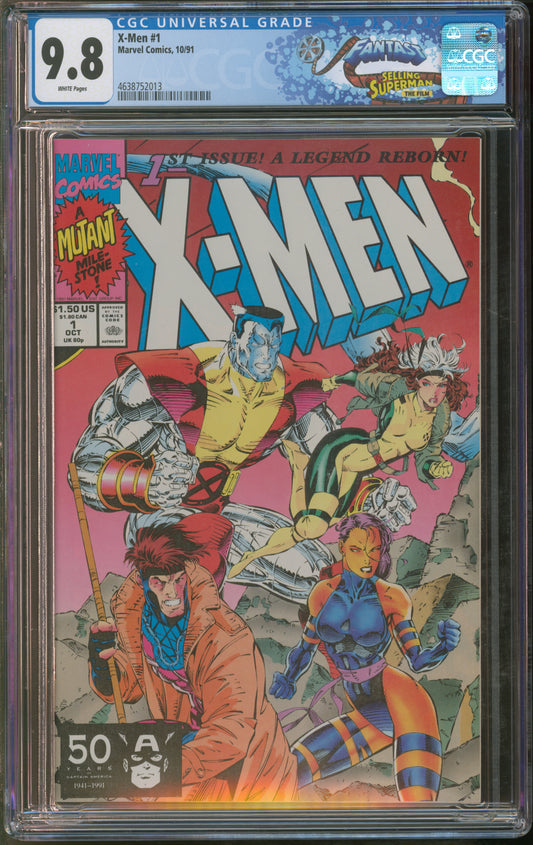 Marvel Comics X-Men #1 10/91 FANTAST CGC 9.8 White Pages