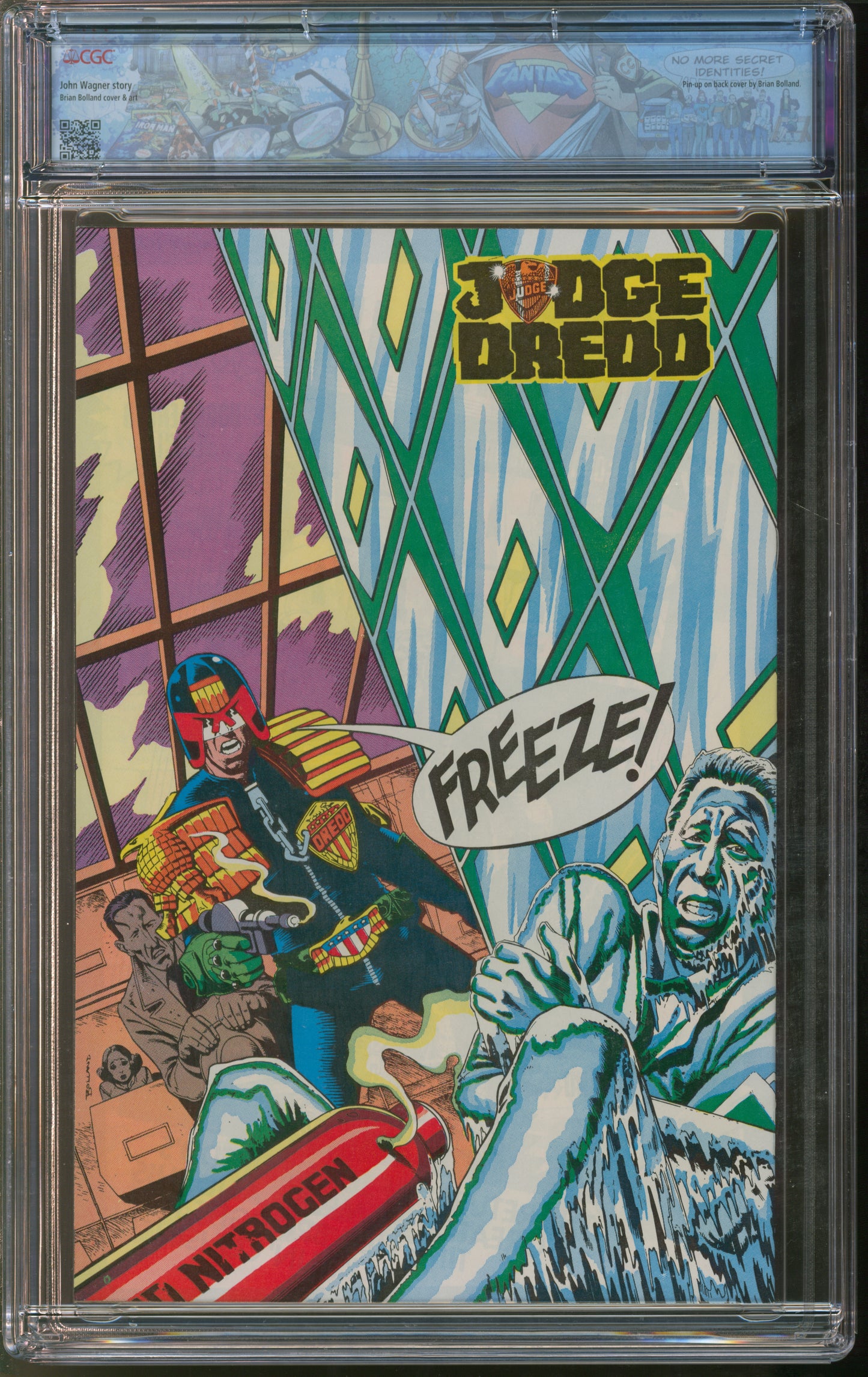 Eagle Comics Judge Dredd #2 12/83 FANTAST CGC 9.8 White Pages