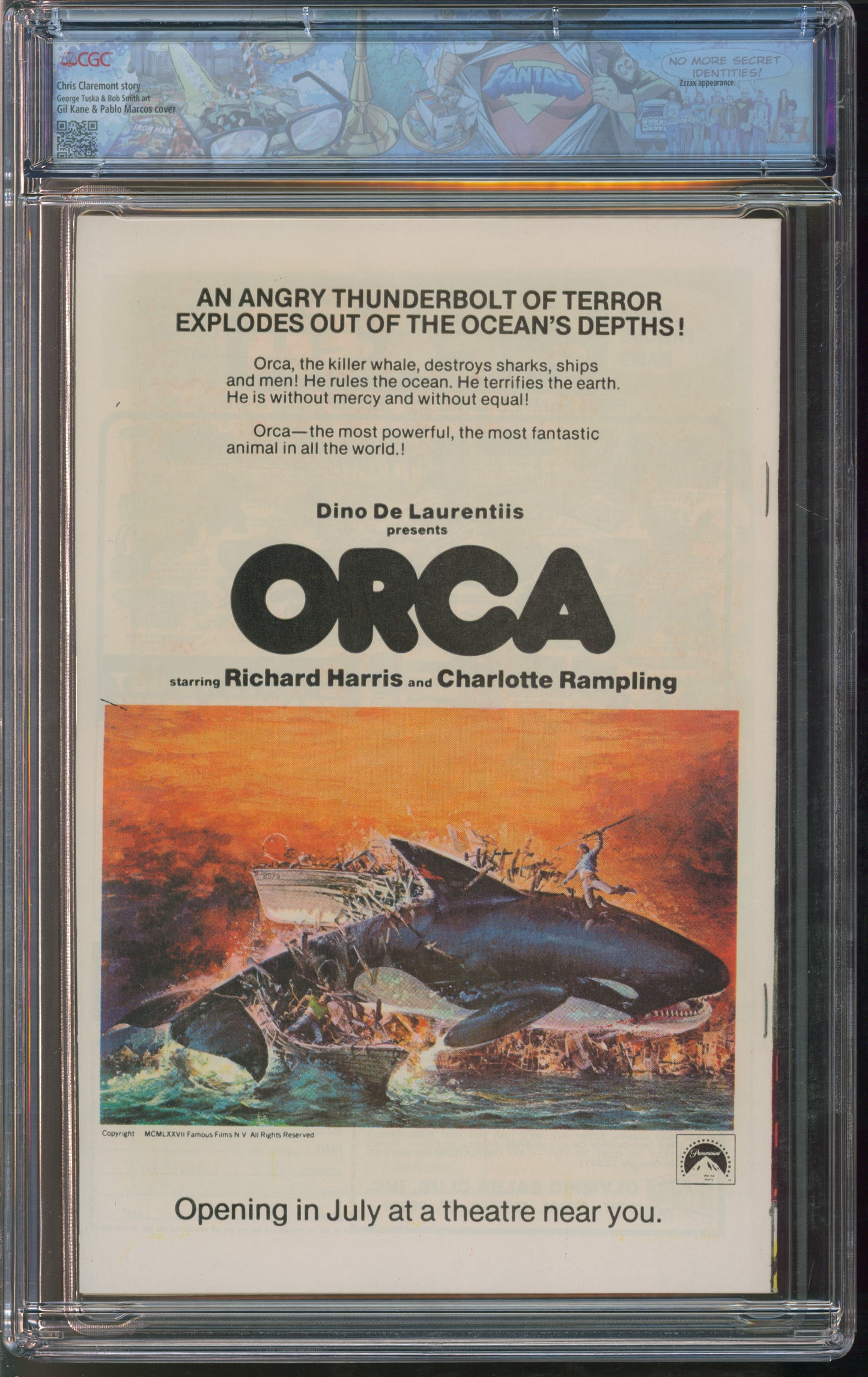 Marvel Comics Power Man #47 10/77 FANTAST CGC 9.8 White Pages