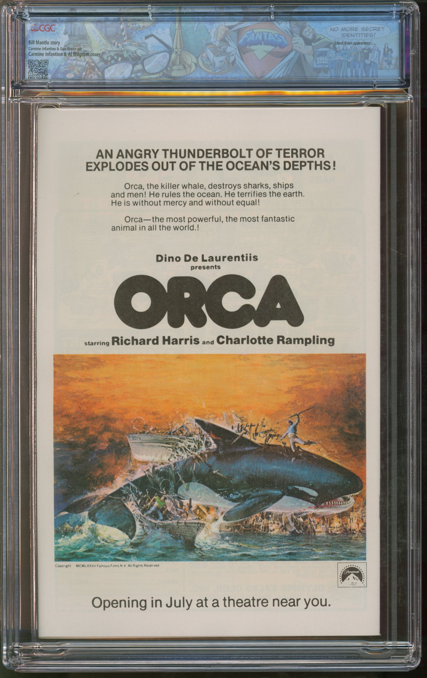 Marvel Comics Human Fly #2 10/77 FANTAST CGC 9.8 White Pages