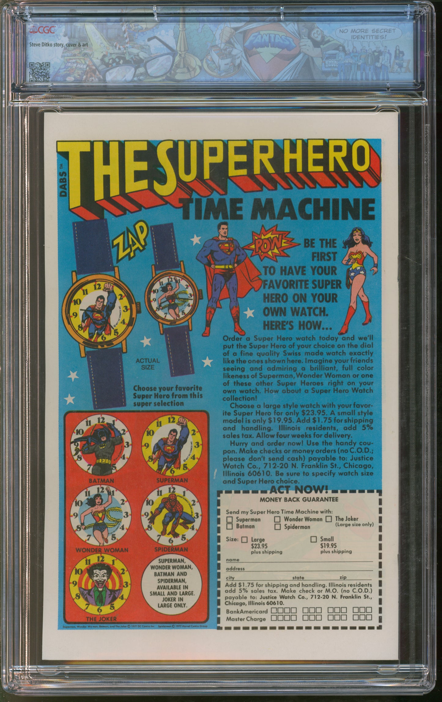 D.C. Comics Shade, the Changing Man #5 2-3/78 FANTAST CGC 9.8 White Pages