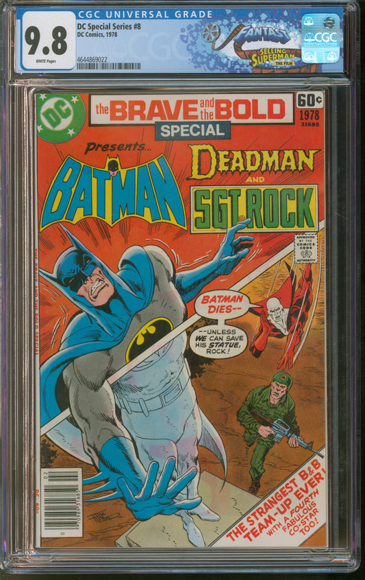 D.C. Comics DC Special Series #8 1978 FANTAST CGC 9.8 White Pages