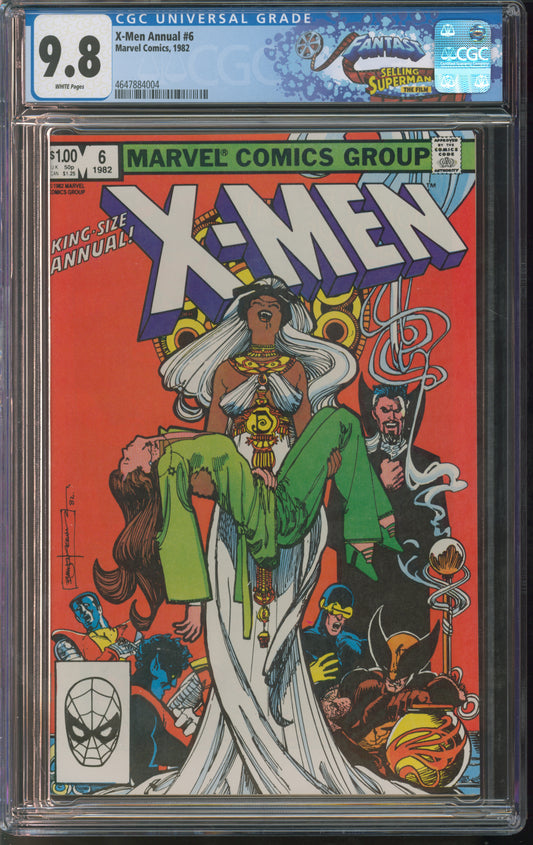 Marvel Comics X-Men Annual #6 1982 CGC FANTAST 9.8 White Pages