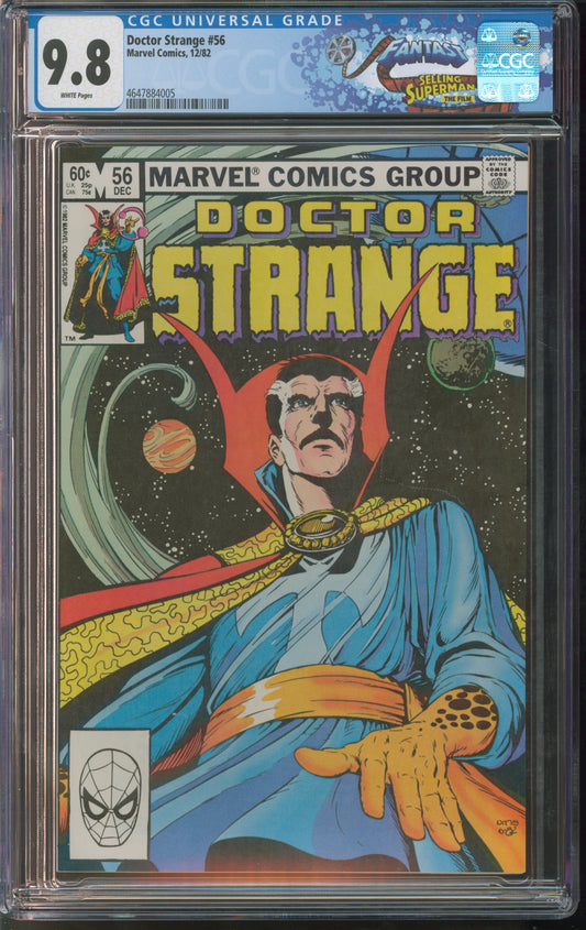 Marvel Comics Doctor Strange #56 12/82 CGC FANTAST 9.8 White Pages