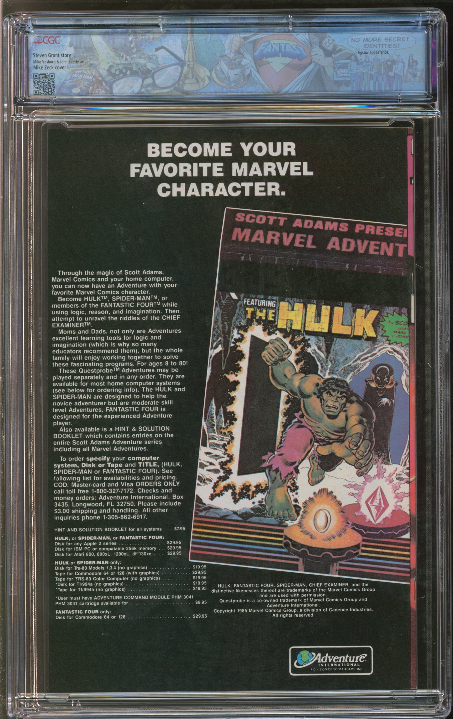 Marvel Comics Punisher Limited Series #5 5/86 FANTAST CGC 9.8 White Pages