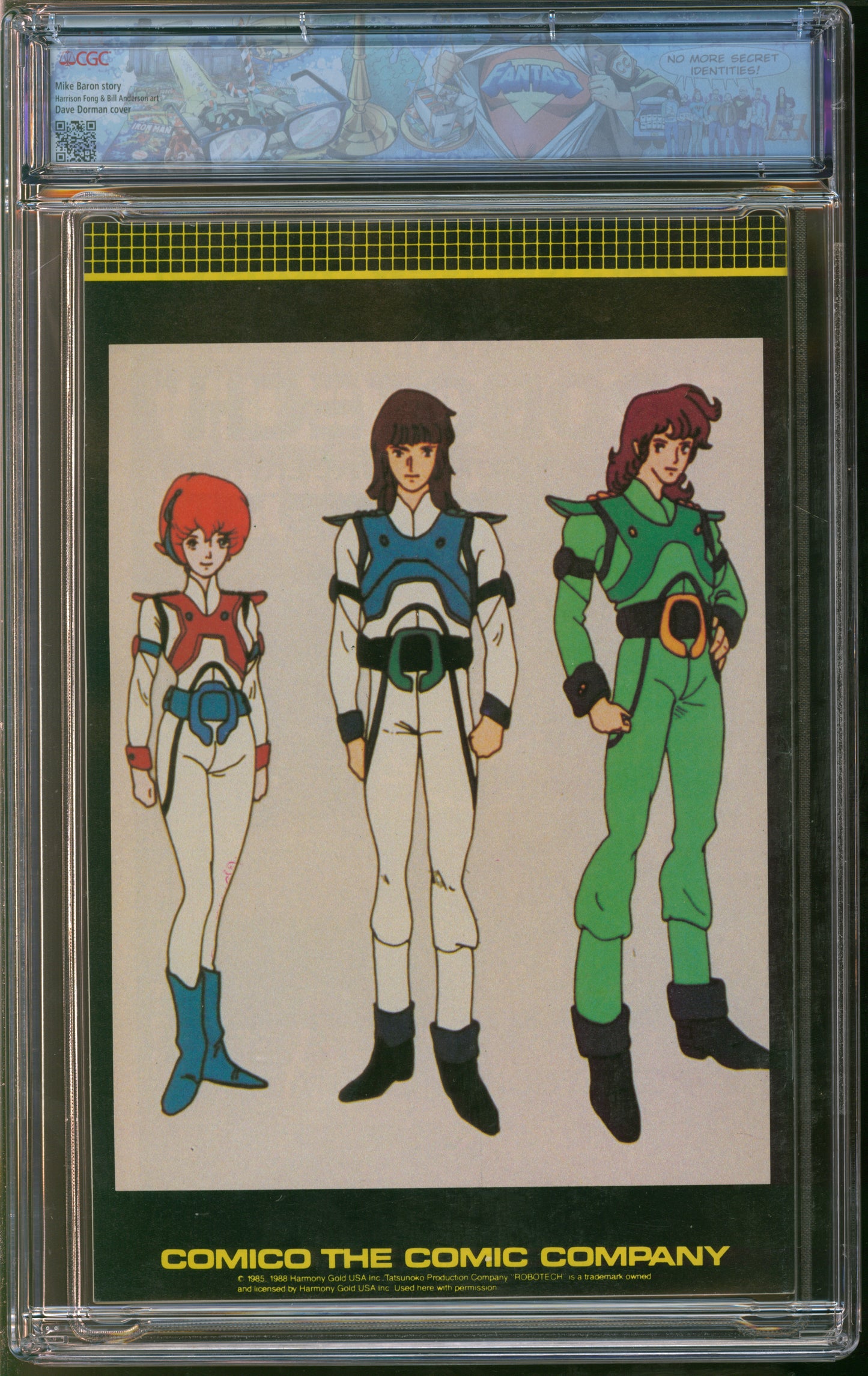 Comico Robotech Masters #21 1/88 FANTAST CGC 9.6 White Pages