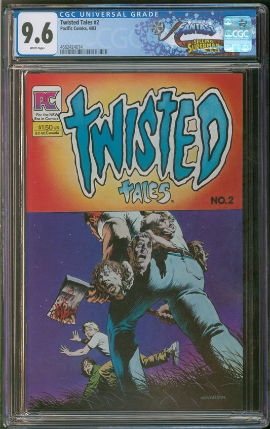 Pacific Comics Twisted Tales #2 4/83 FANTAST CGC 9.6 White Pages