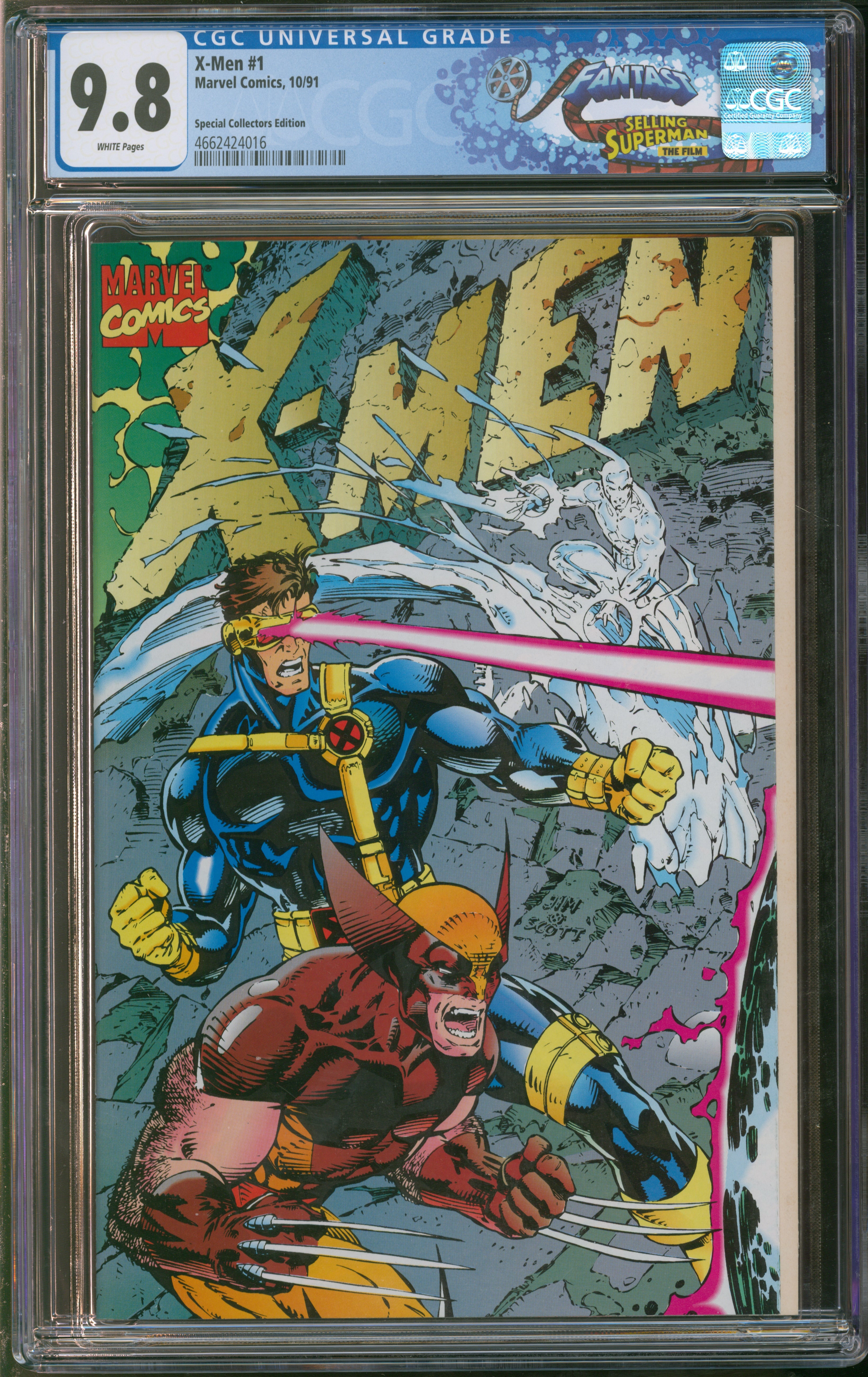 Marvel Comics X-Men #1 (Special Collector's Edition) 10/91 FANTAST CGC 9.8 White Pages