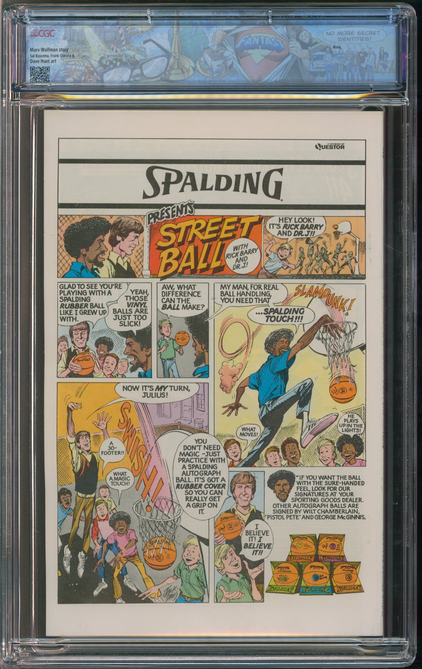 Marvel Comics Marvel Two-In-One Annual #3 1978 FANTAST CGC 9.8 White Pages