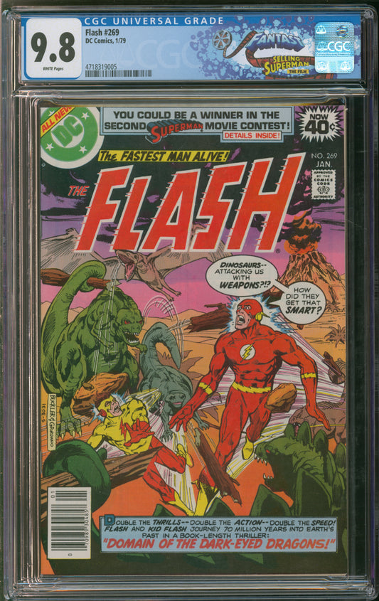 D.C. Comics Flash #269 1/79 FANTAST CGC 9.8 White Pages