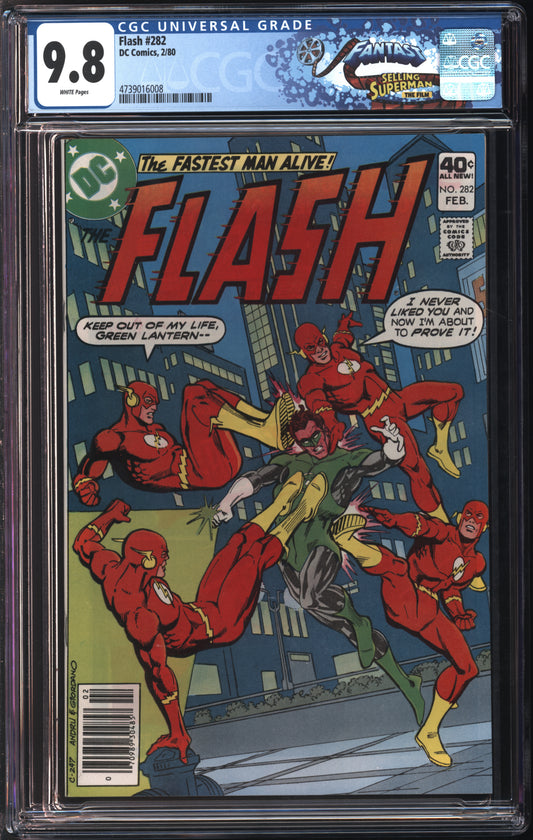 D.C. Comics Flash #282 2/80 FANTAST CGC 9.8 White Pages