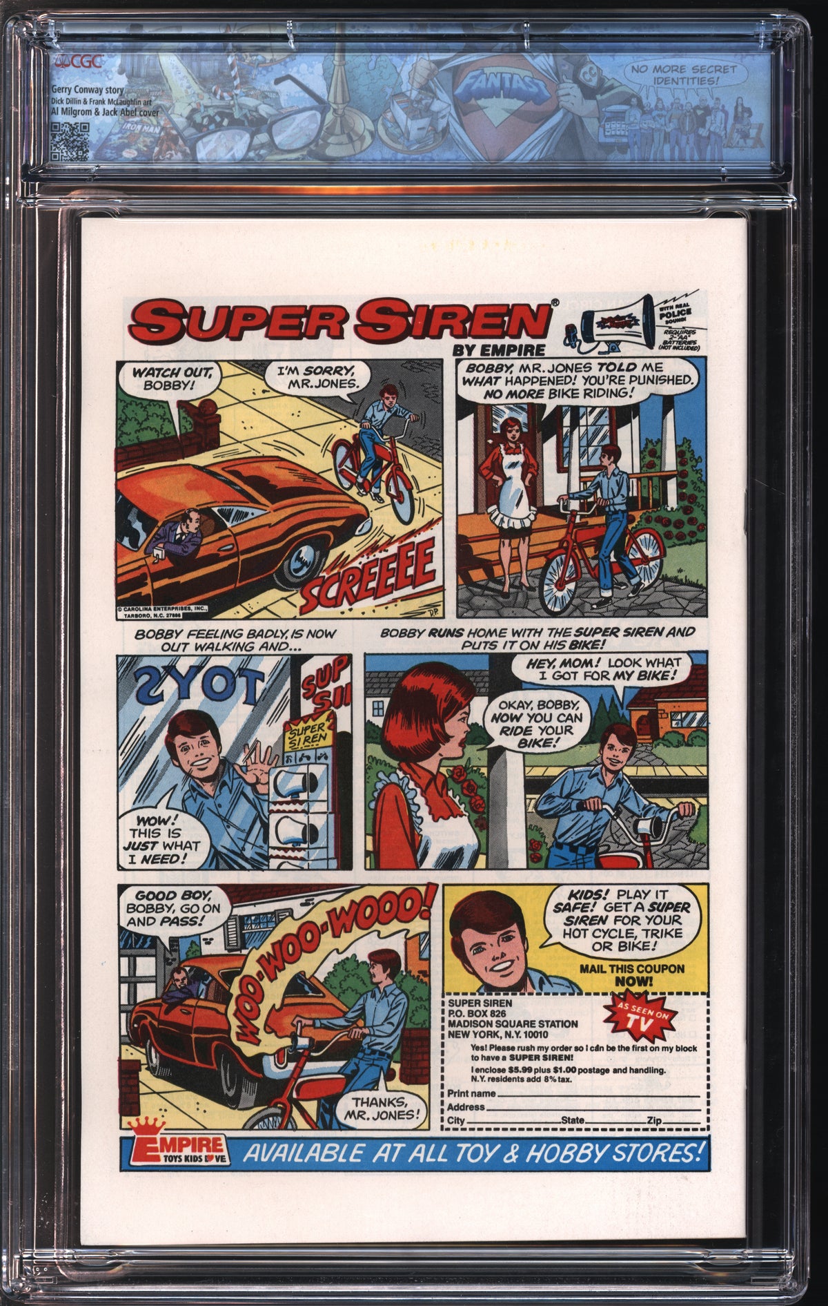 D.C. Comics Justice League of America #155 6/78 FANTAST CGC 9.8 White Pages