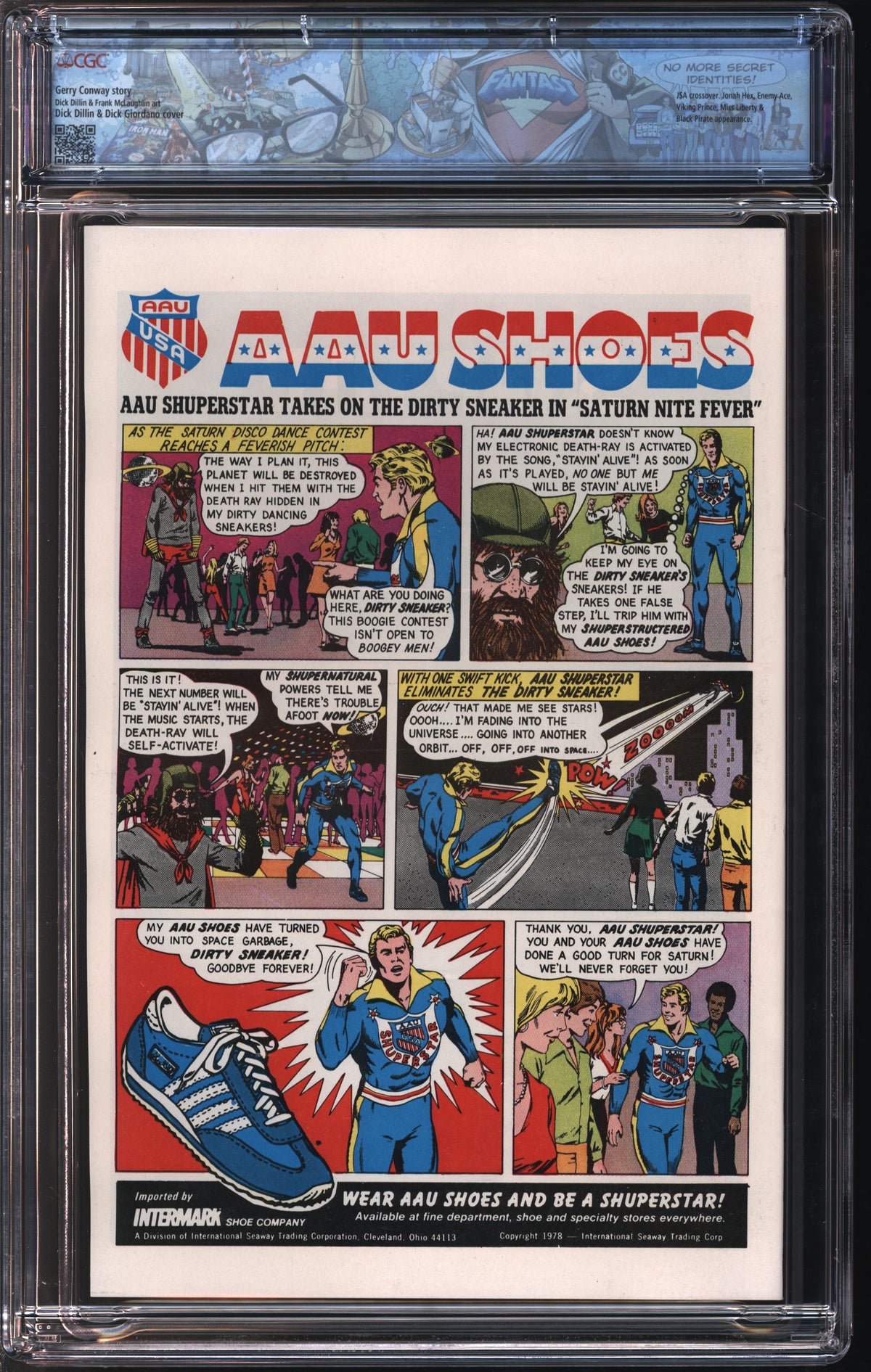 D.C. Comics Justice League of America #160 11/78 FANTAST CGC 9.8 White Pages