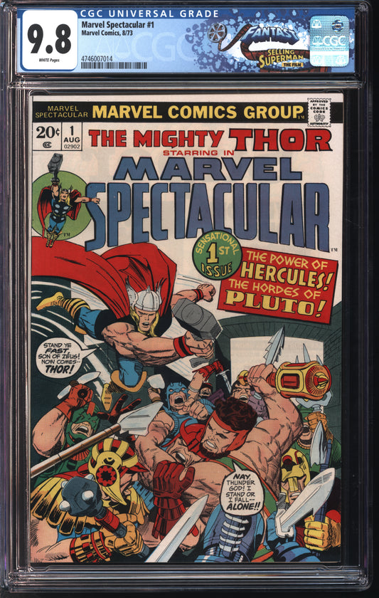 Marvel Spectacular #1 8/73 FANTAST CGC 9.8 White Pages