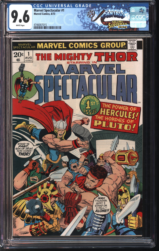 Marvel Spectacular #1 8/73 FANTAST CGC 9.6 White Pages