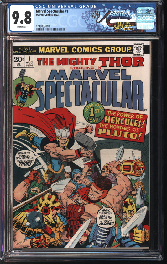 Marvel Spectacular #1 8/73 FANTAST CGC 9.8 White Pages