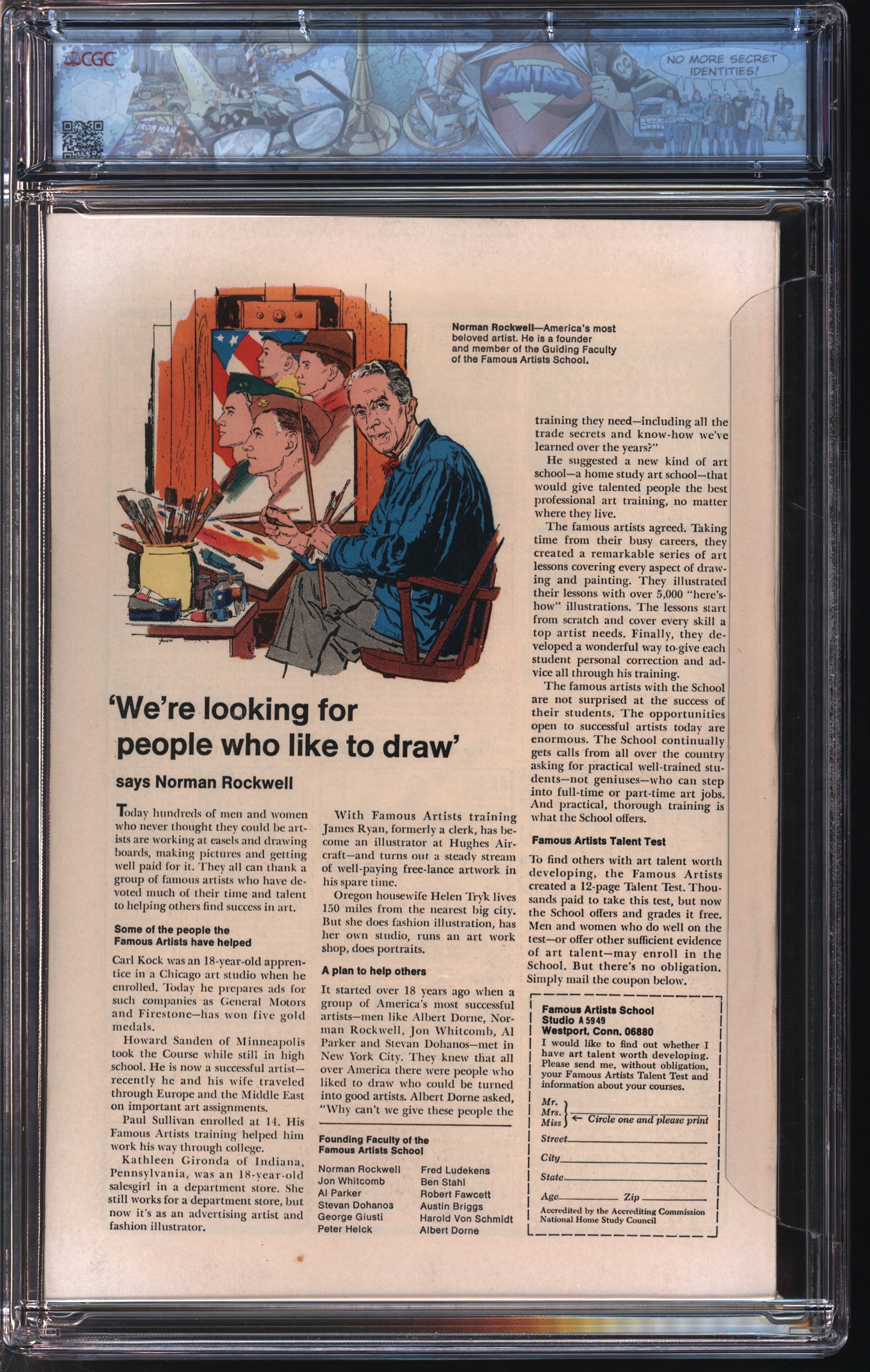 Marvel Comics Marvel Tales #18 1/69 FANTAST CGC 9.6 Off-White to White Pages