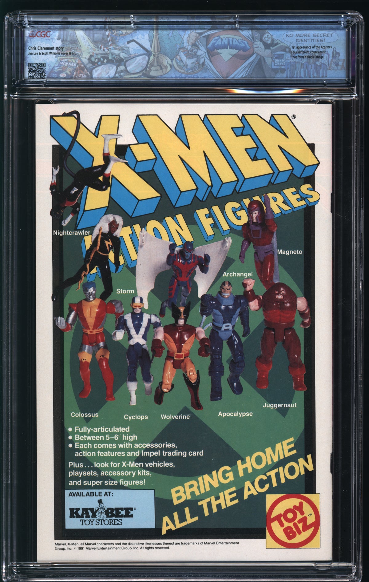 Marvel Comics X-Men #1 10/91 FANTAST CGC 9.8 White Pages (Gambit, Psylocke, Colossus, and Rogue Var)