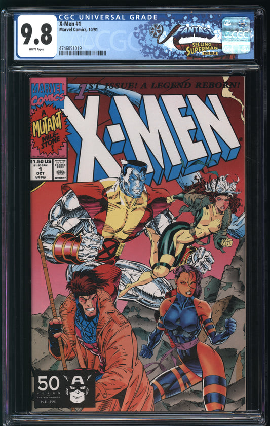 Marvel Comics X-Men #1 10/91 FANTAST CGC 9.8 White Pages (Gambit, Psylocke, Colossus, and Rogue Var)