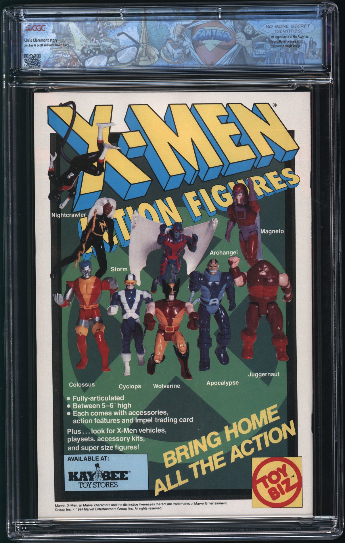 Marvel Comics X-Men #1 10/91 FANTAST CGC 9.8 White Pages (Gambit, Psylocke, Colossus, and Rogue Var)