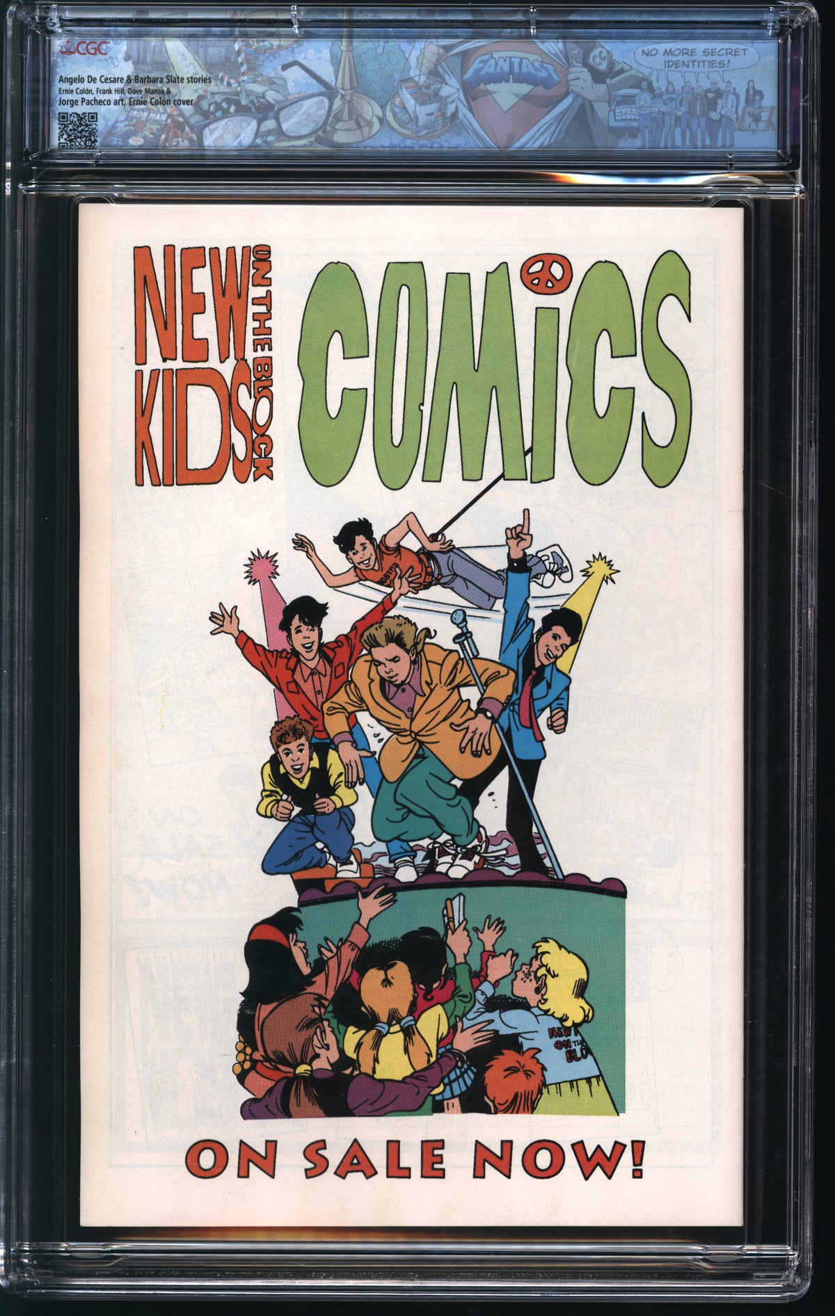 Harvey Pub. New Kids on the Block: NKOTB #2 1/91 FANTAST CGC 9.8 White Pages