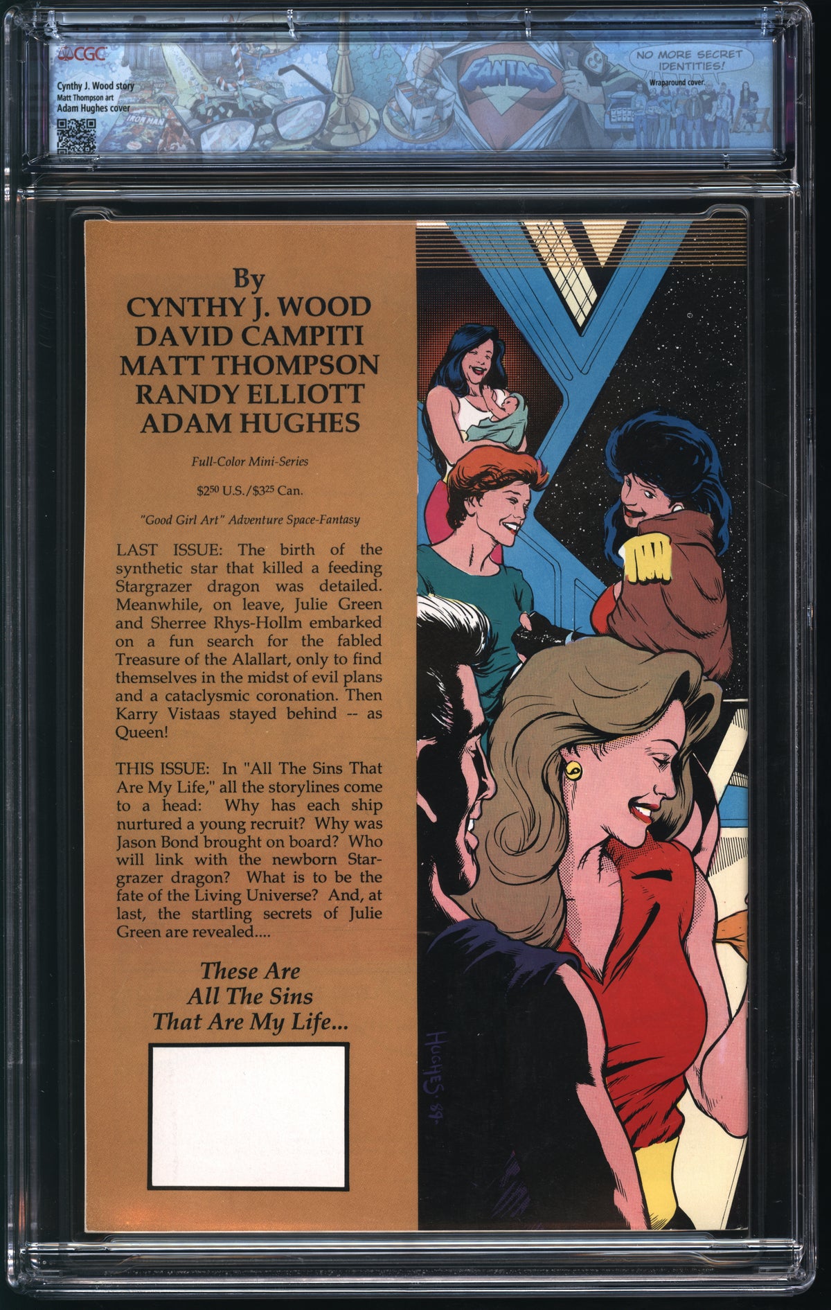 Innovation Legends of Stargrazers #6 6/90 FANTAST CGC 9.8 White Pages