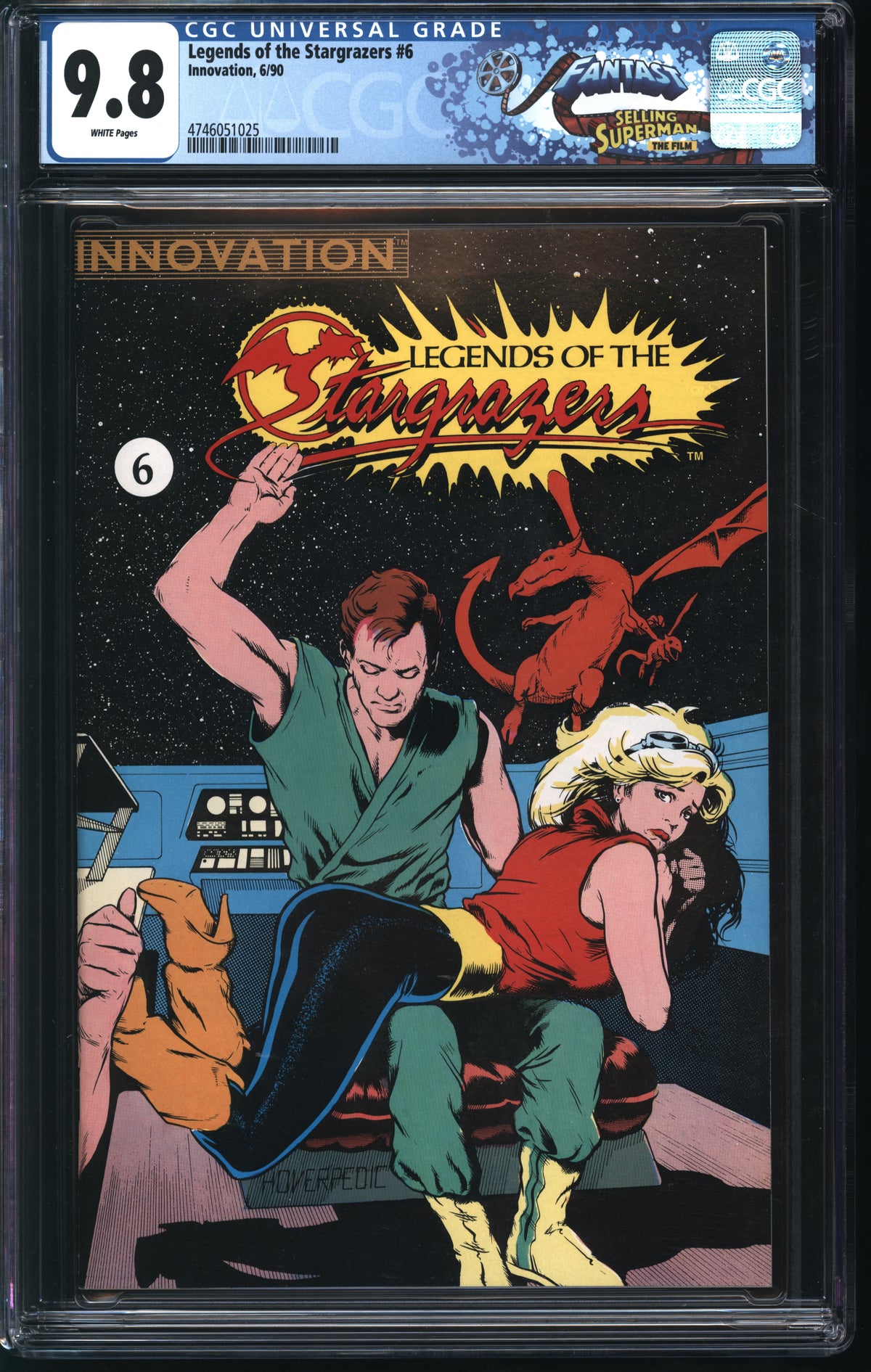 Innovation Legends of Stargrazers #6 6/90 FANTAST CGC 9.8 White Pages