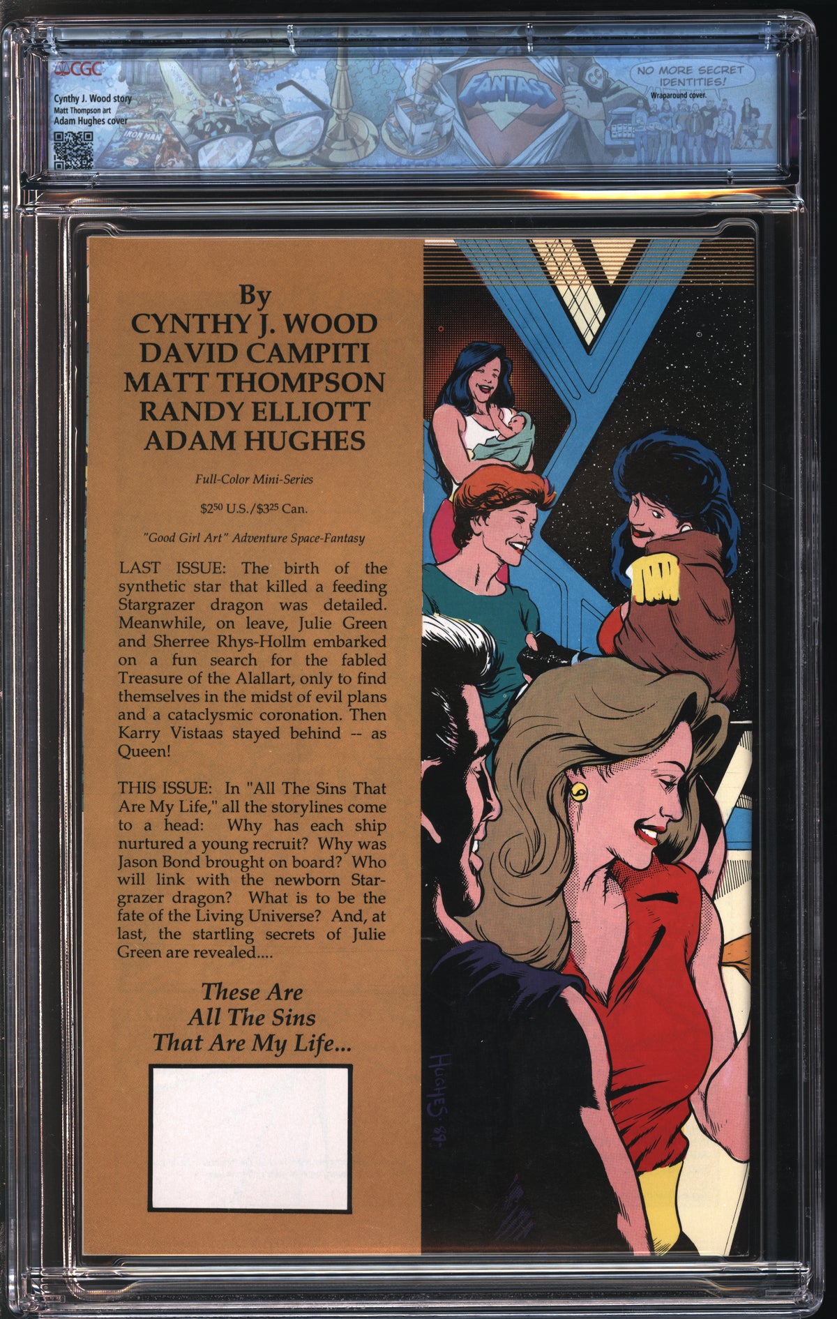Innovation Legends of Stargrazers #6 6/90 FANTAST CGC 9.8 White Pages