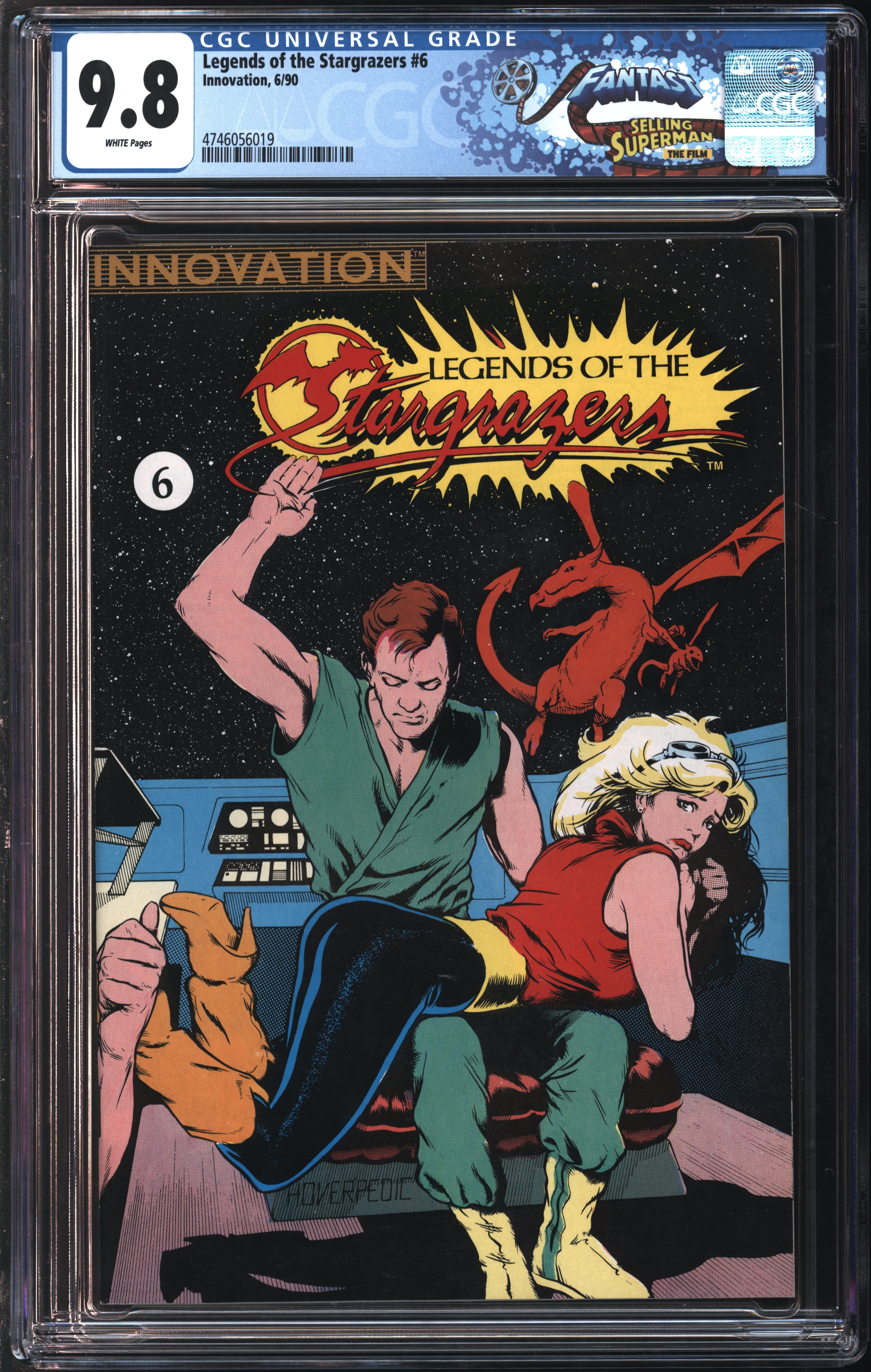 Innovation Legends of Stargrazers #6 6/90 FANTAST CGC 9.8 White Pages