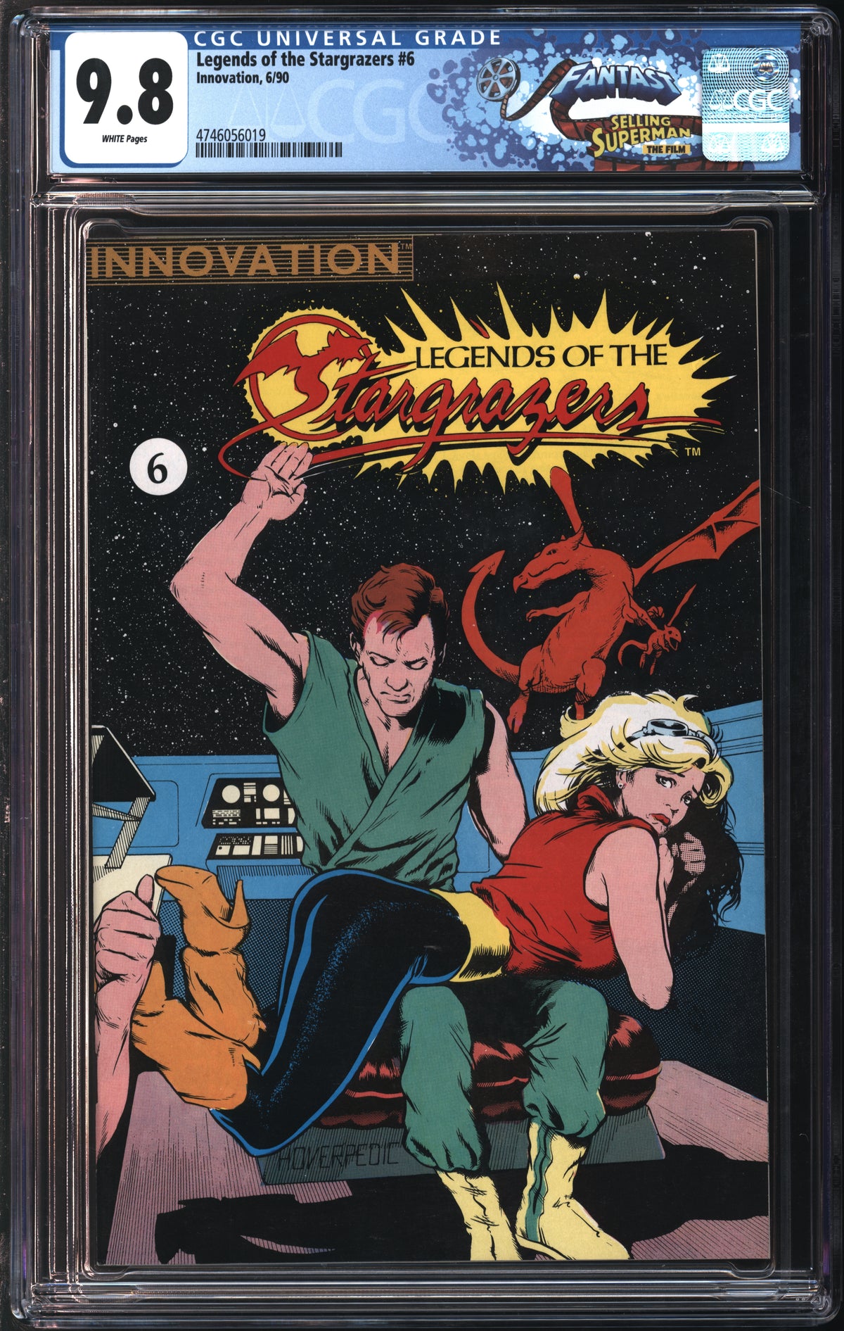 Innovation Legends of Stargrazers #6 6/90 FANTAST CGC 9.8 White Pages