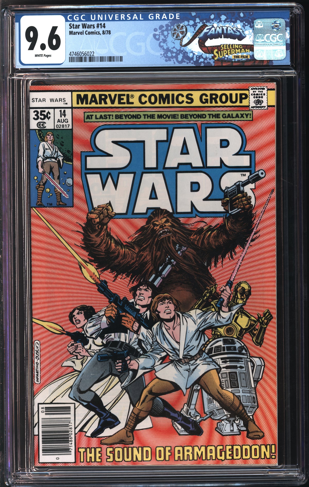 Marvel Comics Star Wars #14 8/78 FANTAST CGC 9.6 White Pages