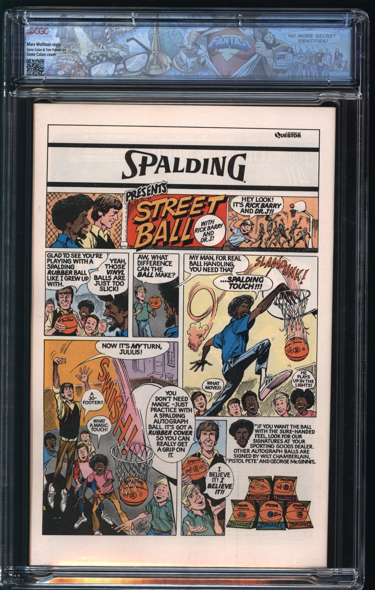 Marvel Comics Tomb of Dracula #65 7/78 FANTAST CGC 9.6 Off-White to White Pages