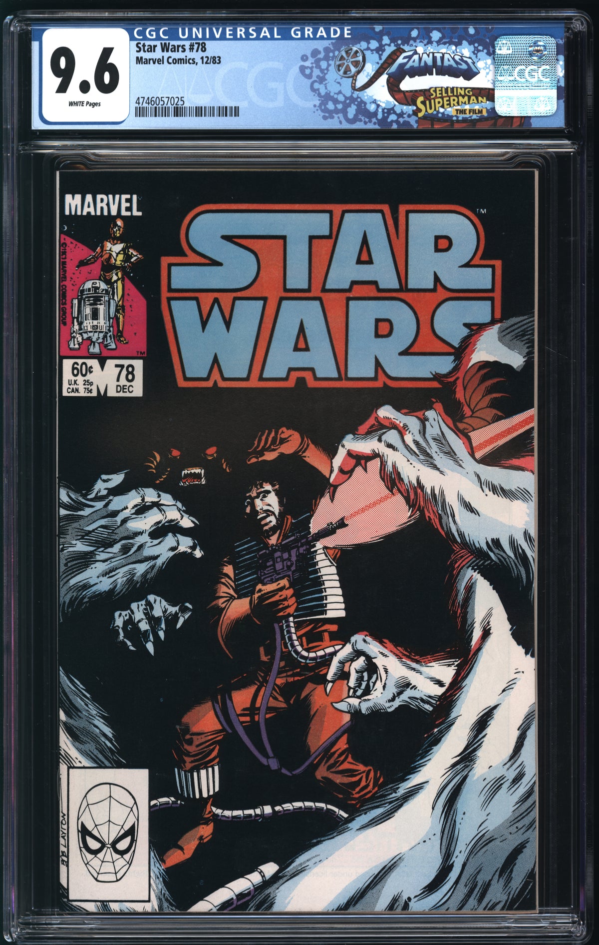 Marvel Comics Star Wars #78 12/83 FANTAST CGC 9.6 White Pages