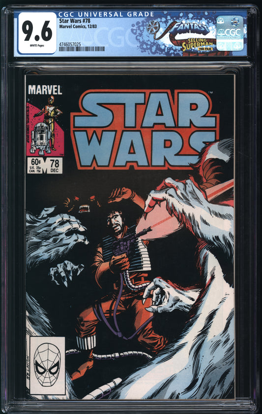 Marvel Comics Star Wars #78 12/83 FANTAST CGC 9.6 White Pages