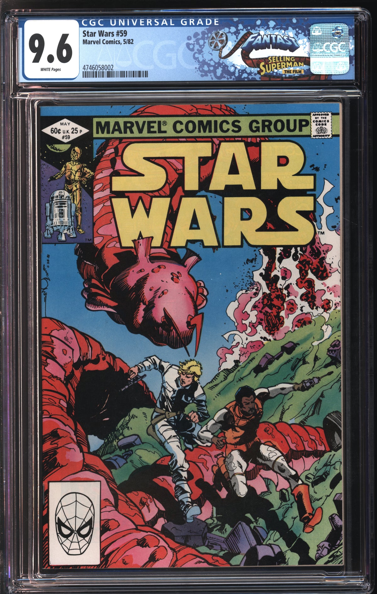 Marvel Comics Star Wars #59 5/82 FANTAST CGC 9.6 White Pages
