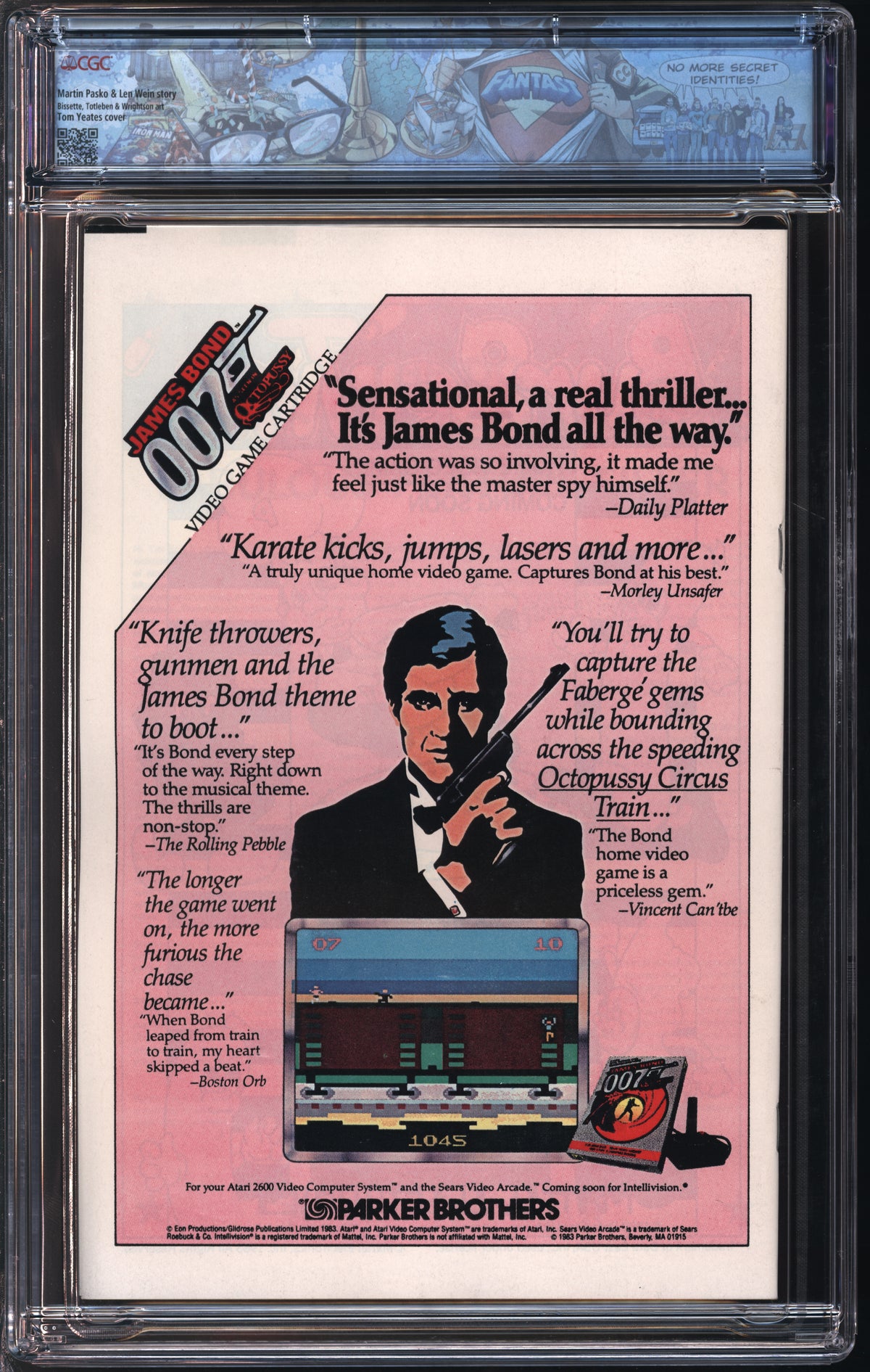 D.C. Comics Saga of the Swamp Thing #18 11/83 FANTAST CGC 9.8 White Pages