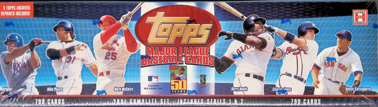 2001 Topps Baseball Complete Set Series 1 and 2 Sealed