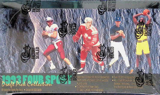 1993 Four Sport Draft Pick Collection Factory Sealed Box