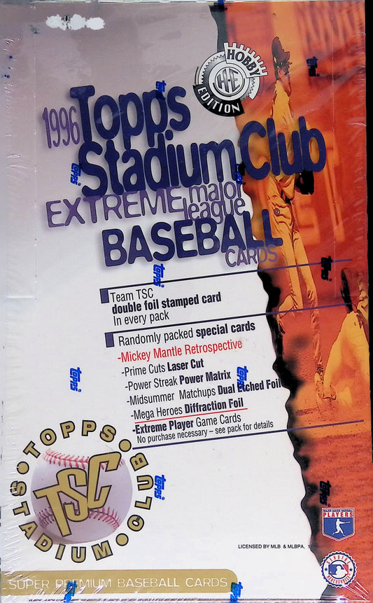 1996 Topps Stadium Club Series I Baseball Sealed Box Hobby