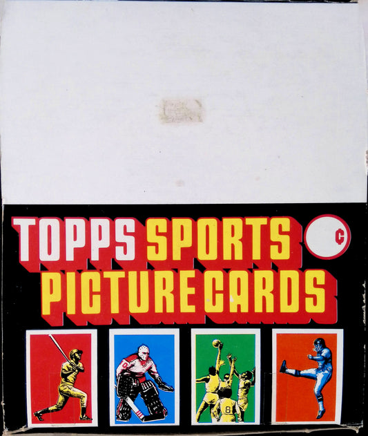 1987 TOPPS SPORTS PICTURE CARDS BASEBALL RACK PACK BOX