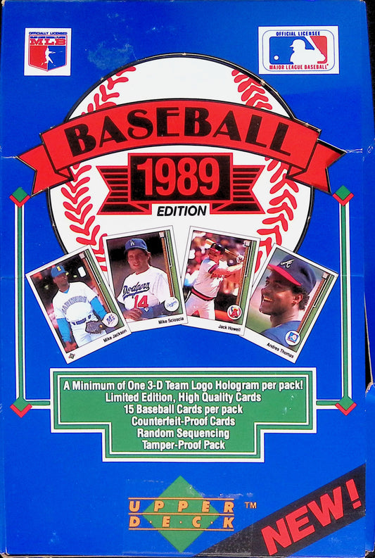 1989 Upper Deck Collectors Choice Baseball full Box (NEW)